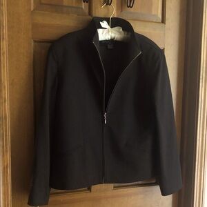 Ralph Lauren Charcoal Gray Worsted Wool Jacket